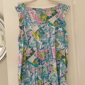 Lilly Pulitzer sleeveless knit dress size XL